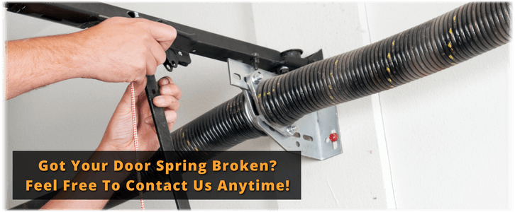 Broken Garage Door Spring Repair Long Beach CA